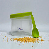 Astro Store Well PP Container with Spoon 500ml - Green