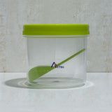 Astro Store Well PP Container with Spoon 500ml - Green