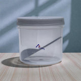 Astro Store Well PP Container with Spoon 500ml - Grey