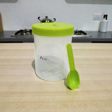 Astro Store Well PP Container with Spoon 750ml - Green
