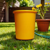 Astro Clear Bin Large Dust Bin 7500ml - Yellow