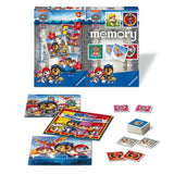 Ravensburger Paw Patrol 2 Multipack: Memory Game 48 Cards + 3 Jigsaw Puzzles (25/36/49 Pcs)
