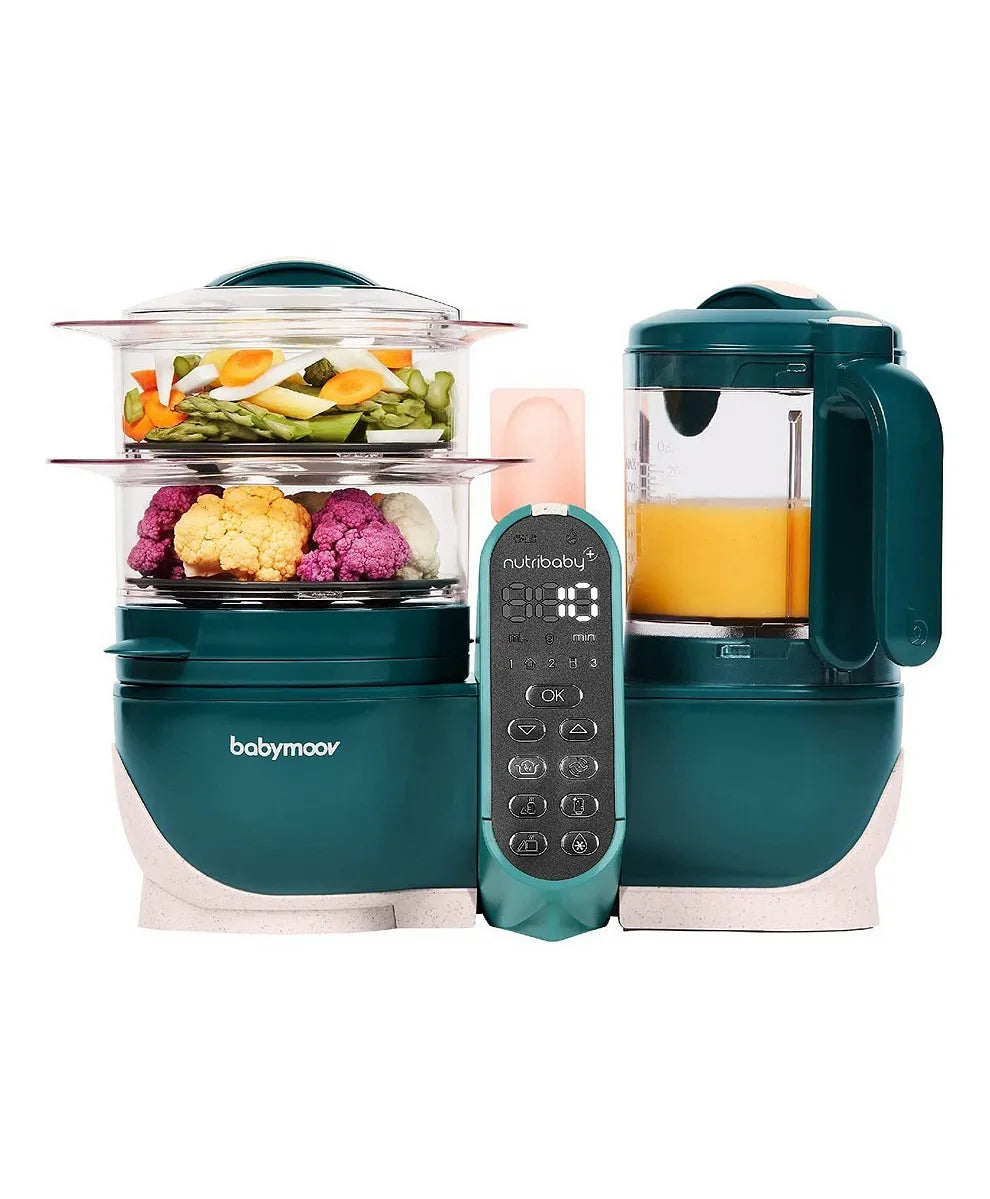 Babymoov Nutribaby+ 6-in-1 Baby Food Processor - Opal Green