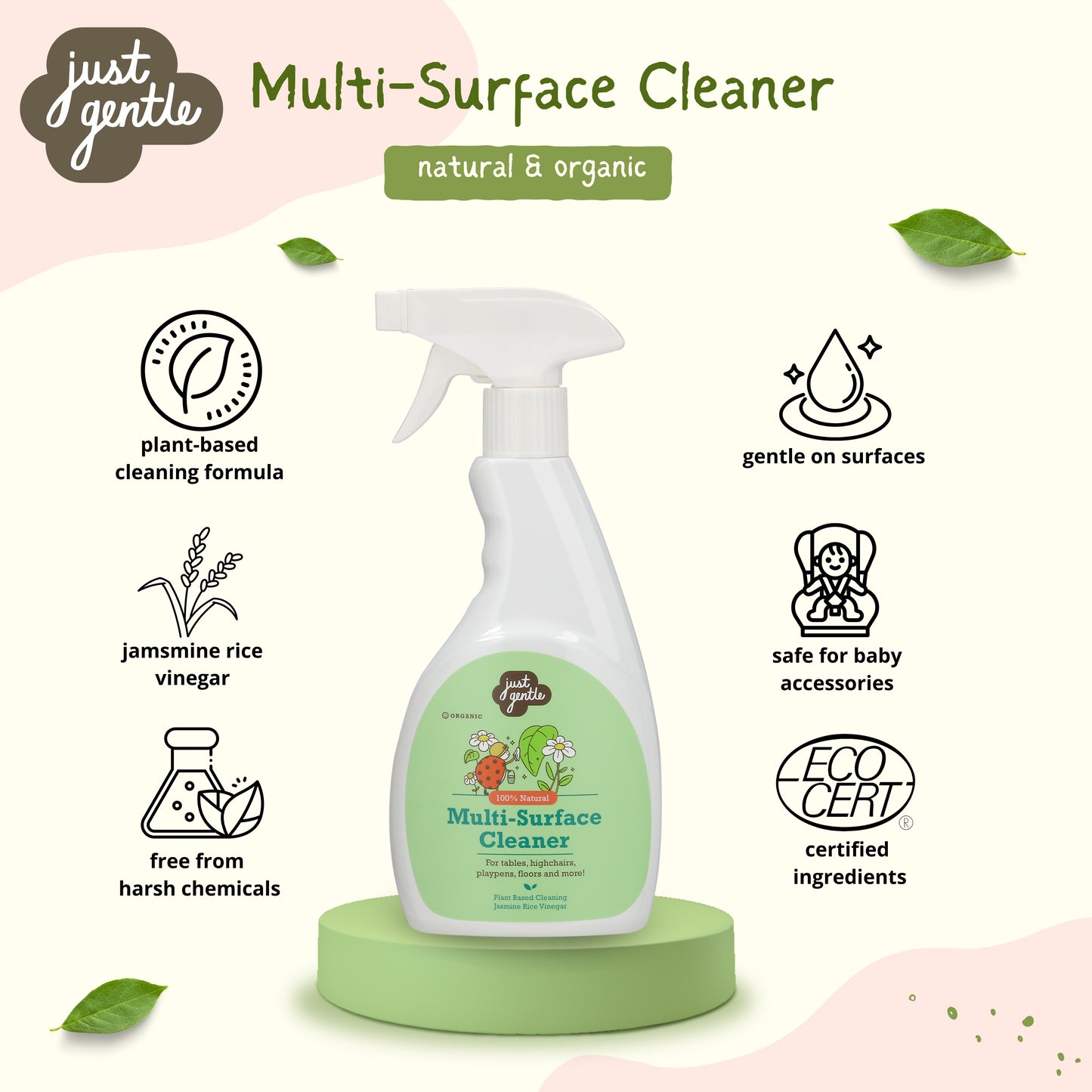 Just Gentle Just Gentle Multi-Surface Cleaner - 500ml