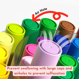 Mideer Washable Round Tip Markers - 12pcs