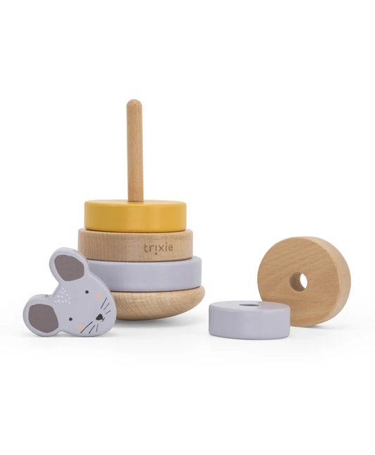 Trixie Wooden Stacking Toy - Mrs. Mouse
