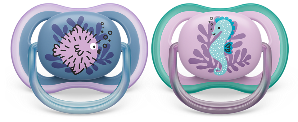 Philips Avent Ultra Air Pacifier 6M-18M Girl - 2 Pcs