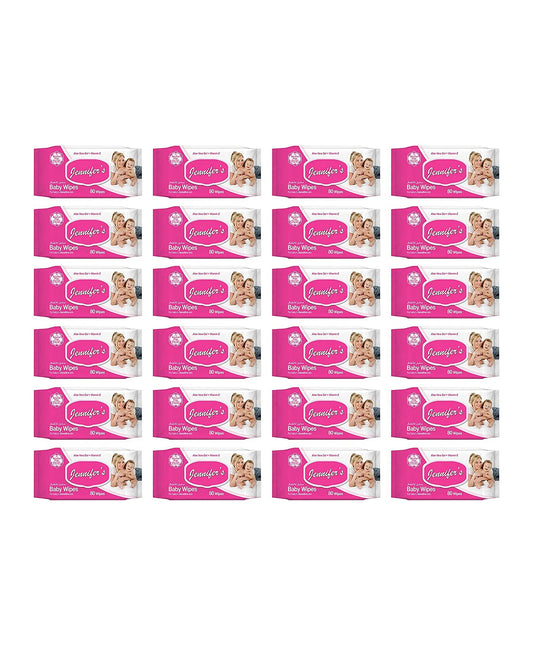 Jennifer's Baby Wipes Pack of 12 + 12 Free -1920pcs