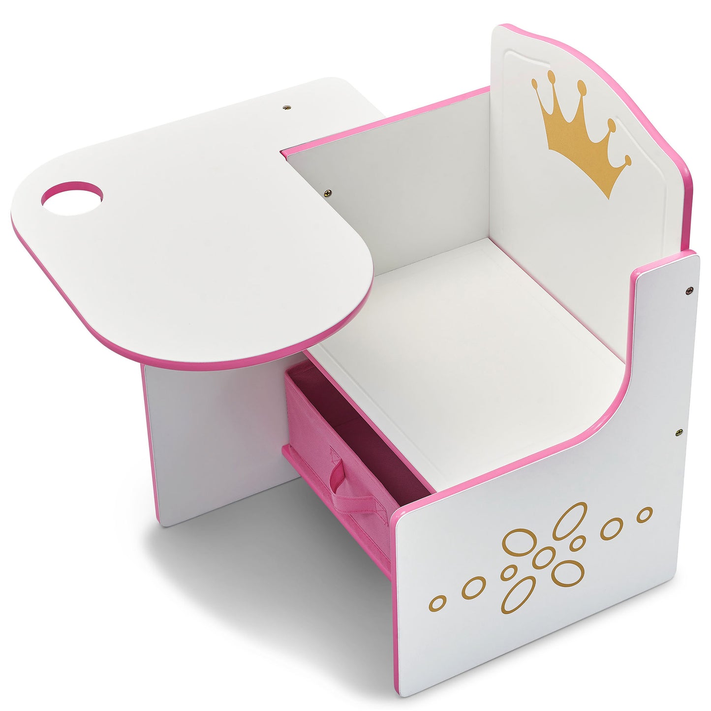 Delta Children Princess Crown Chair Desk With Storage Bin