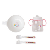 Stem Baby Feeding Set (Bowl with Handle, Bottle, Spoon & Fork)