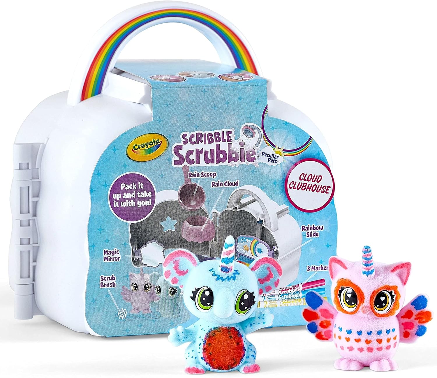 Crayola Scribble Scrubbie Pets Cloud Clubhouse Playset - Laadlee