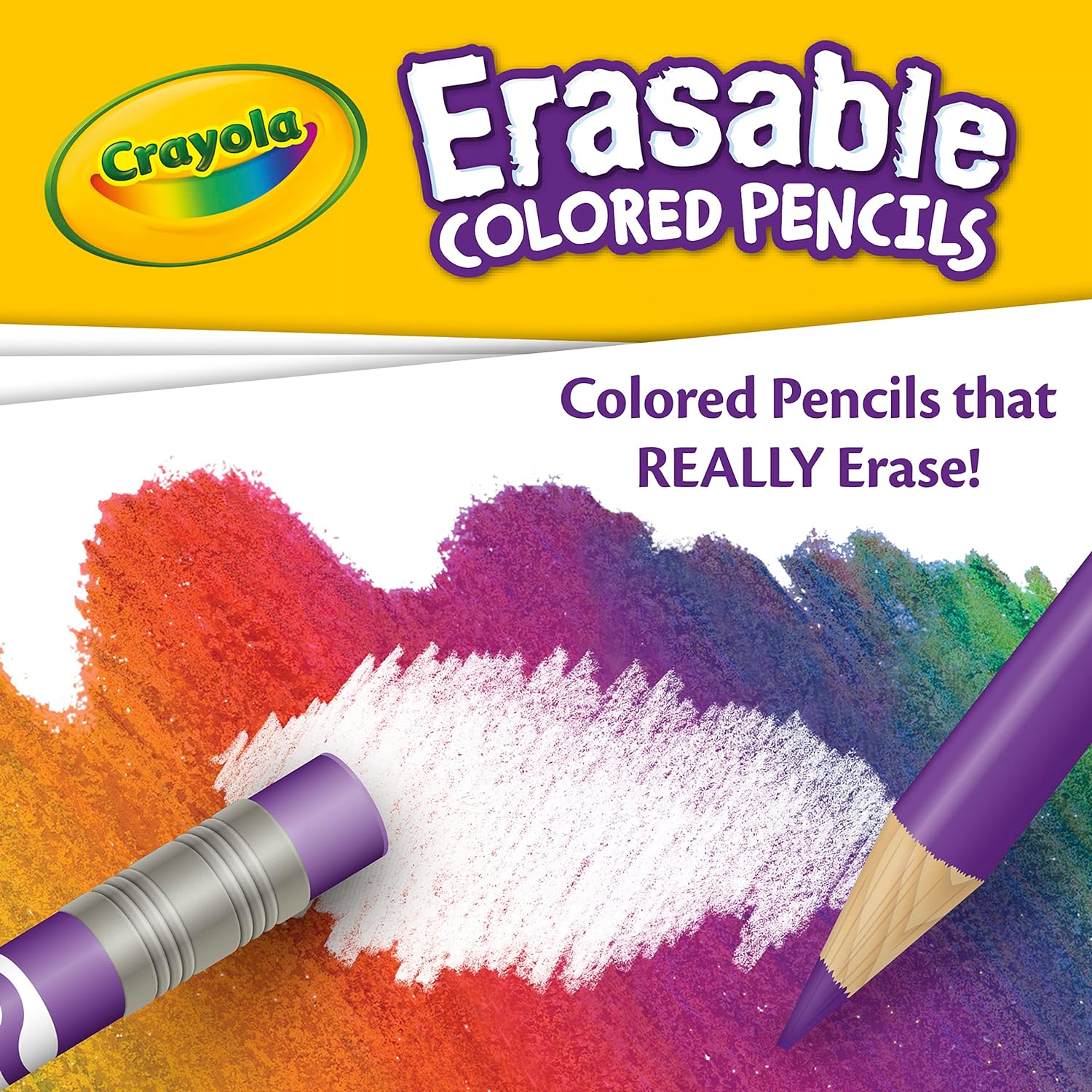 Crayola Erasable Colored Pencils - Pack of 24 - Laadlee