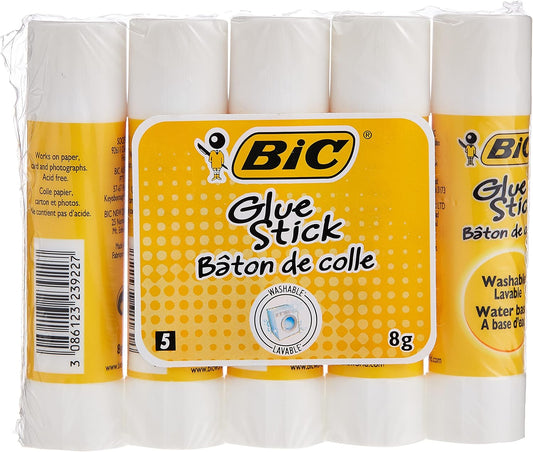 BIC Glue Stick Shrink Wrap - pack of 5