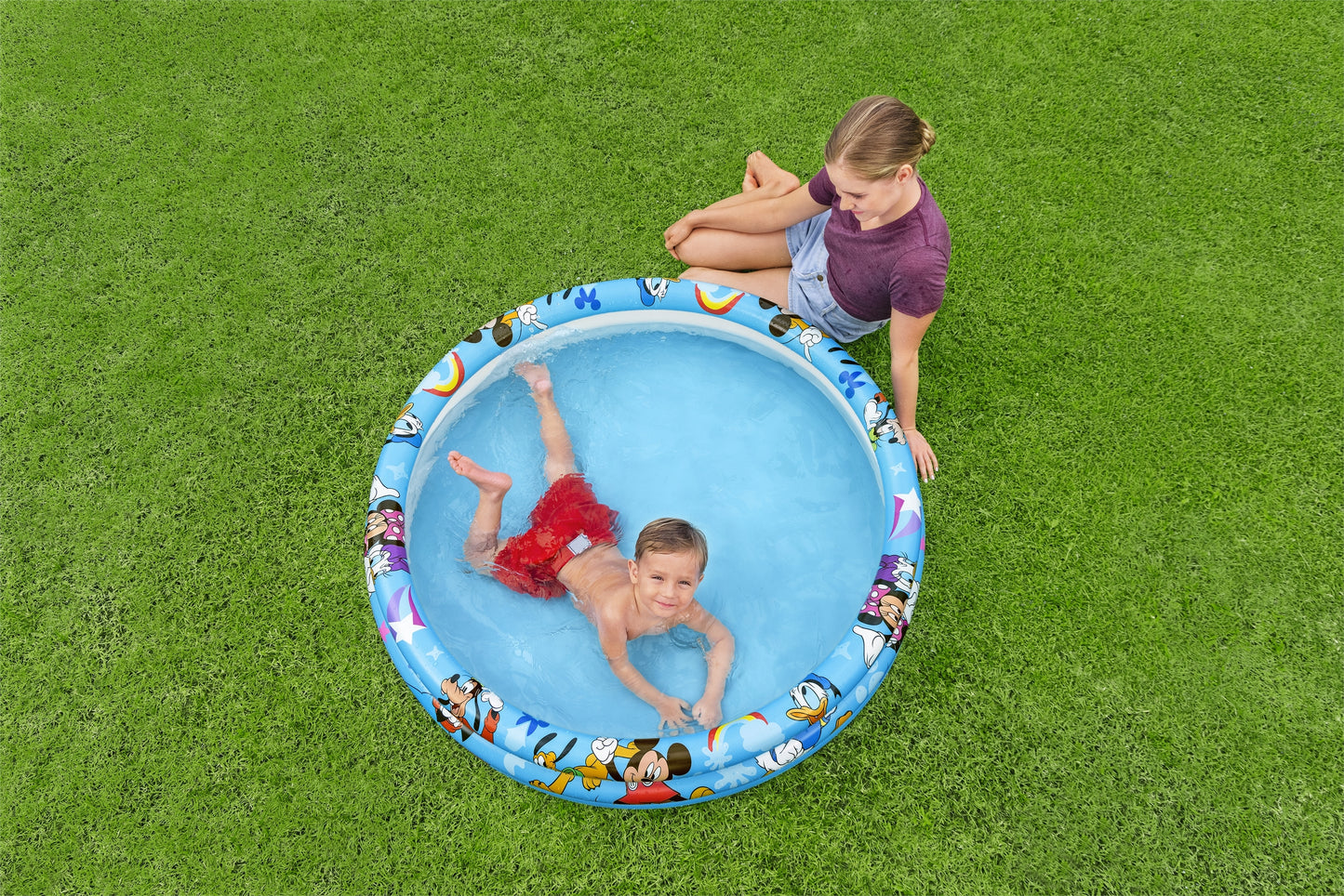 Bestway Pool 3 Ring - Mickey