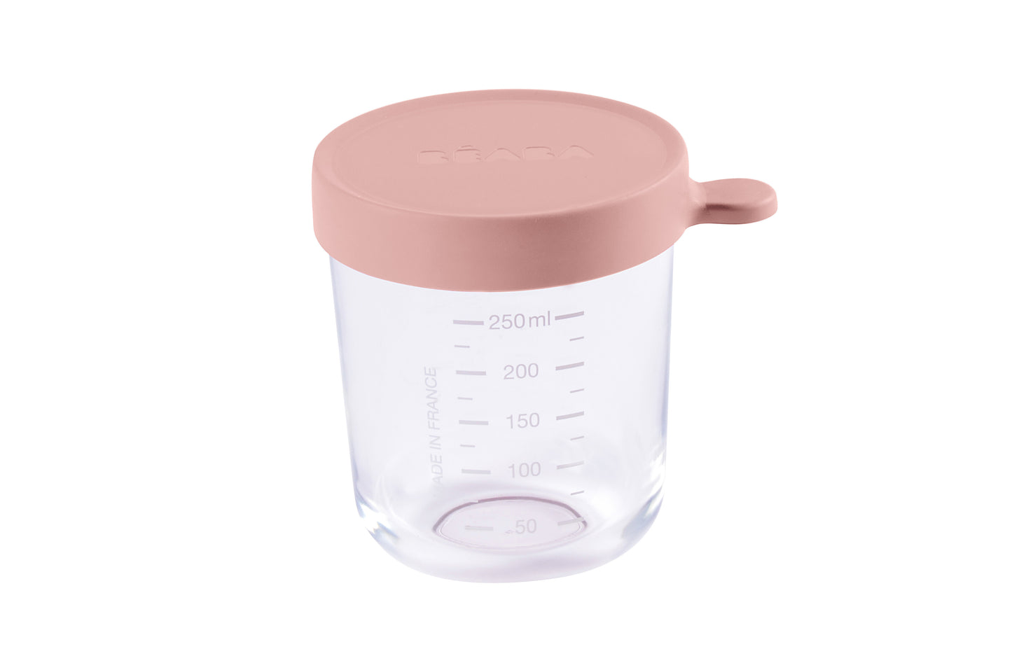 Beaba Conservation Jar Glass 250ml - Old Pink