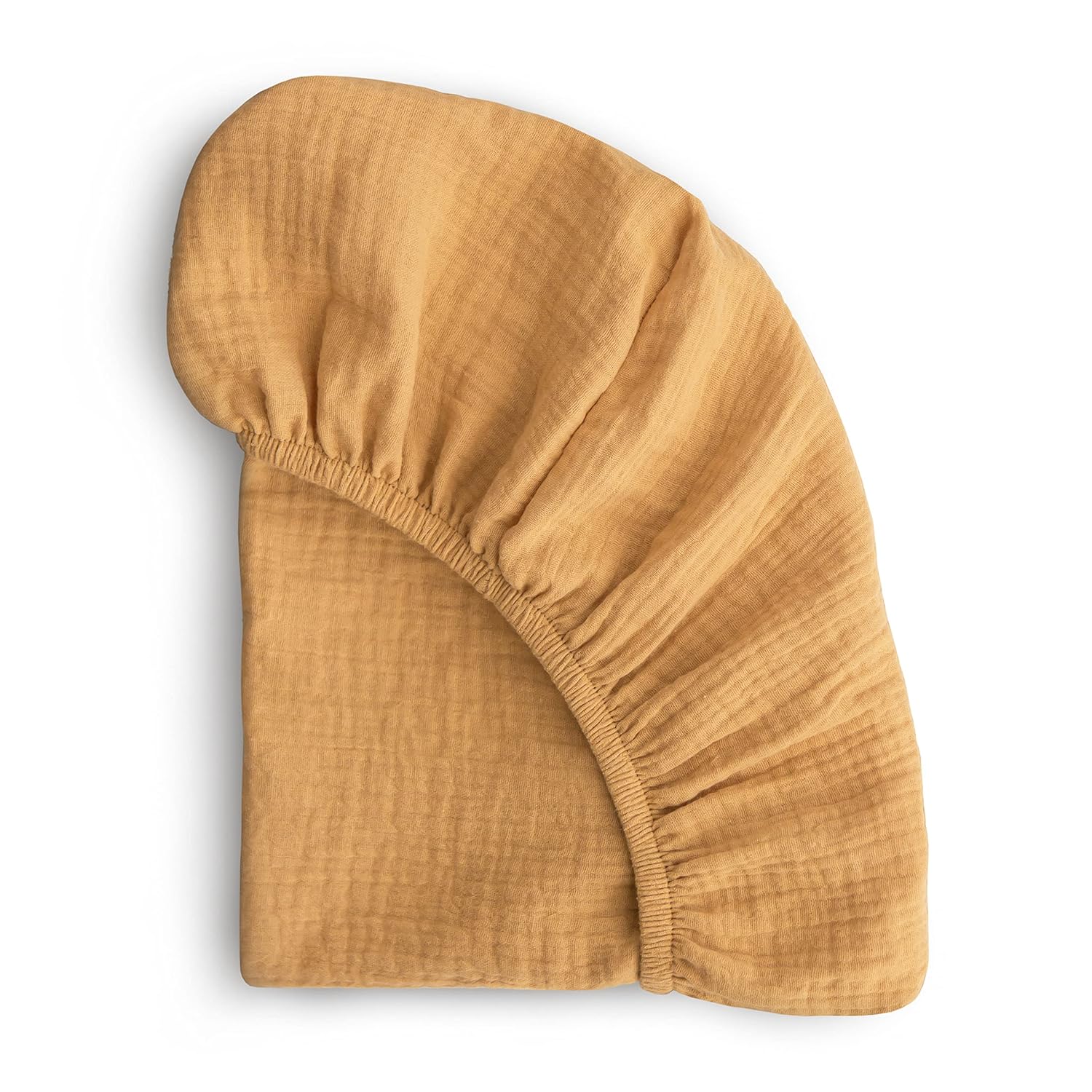 Mushie Crib Sheet Small Fall Yellow - Laadlee