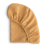 Mushie Crib Sheet Small Fall Yellow - Laadlee