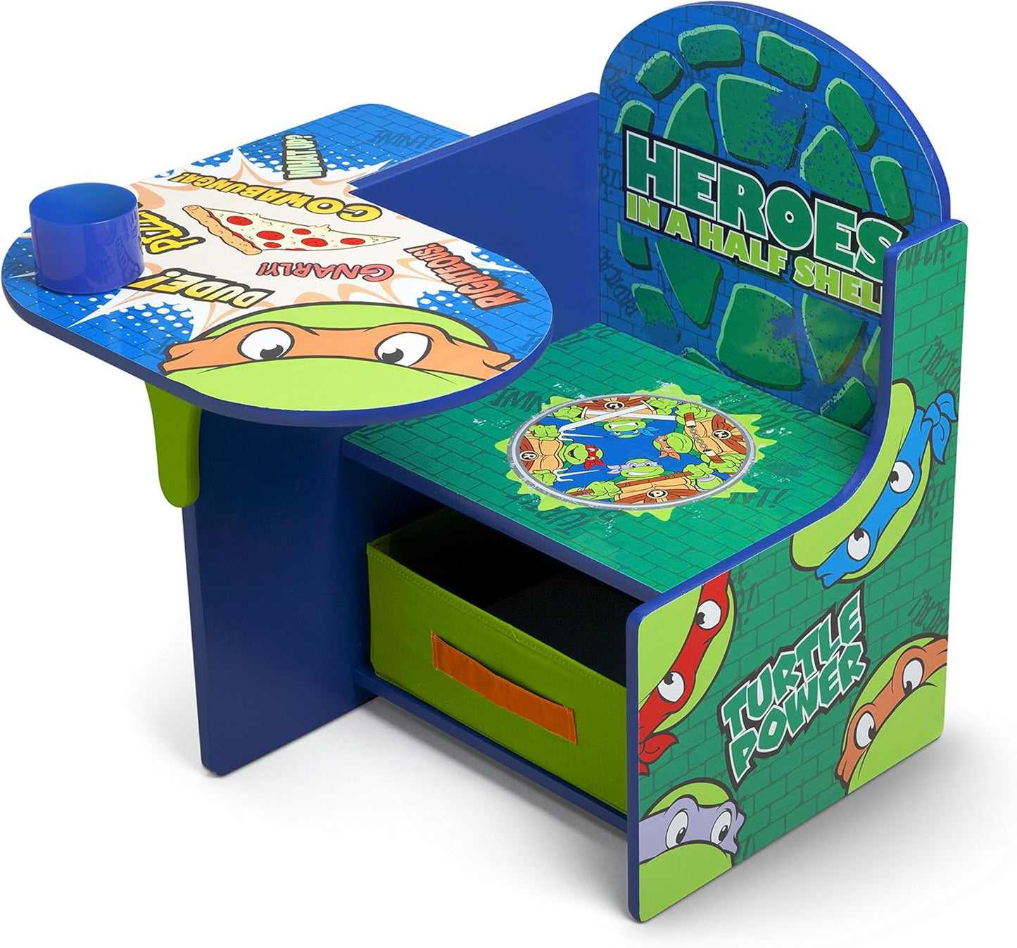 Delta Children Teenage Mutant Ninja Turtles Chair Desk With Storage Bin