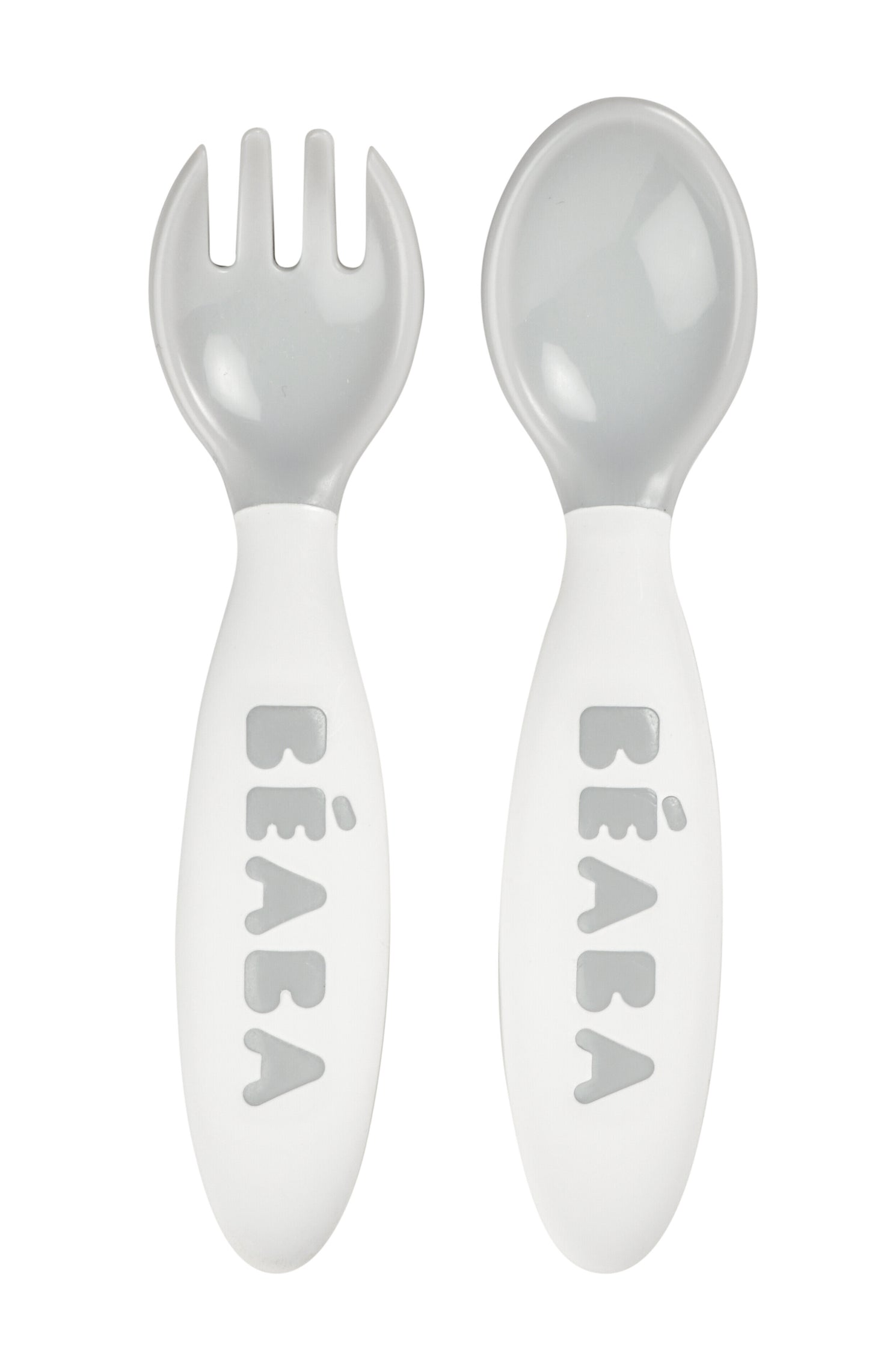 Beaba Training Fork and Spoon - Light Mist