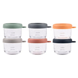 Beaba Glass Food Jar 150ml Pack of 6 - Sunrise