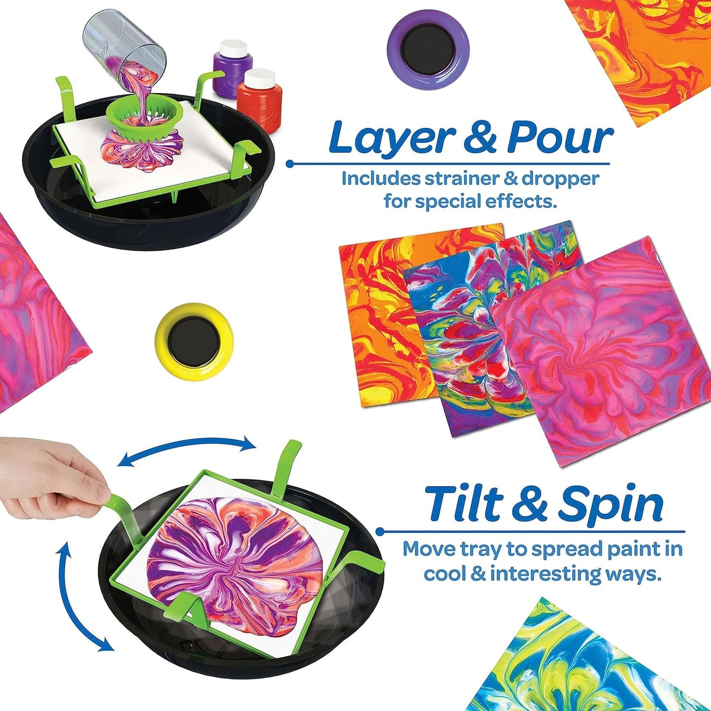 Crayola Washable Paint Pour Art Set - Laadlee