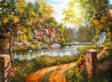 Ravensburger Cottage by the River Jigsaw Puzzle - 500pc