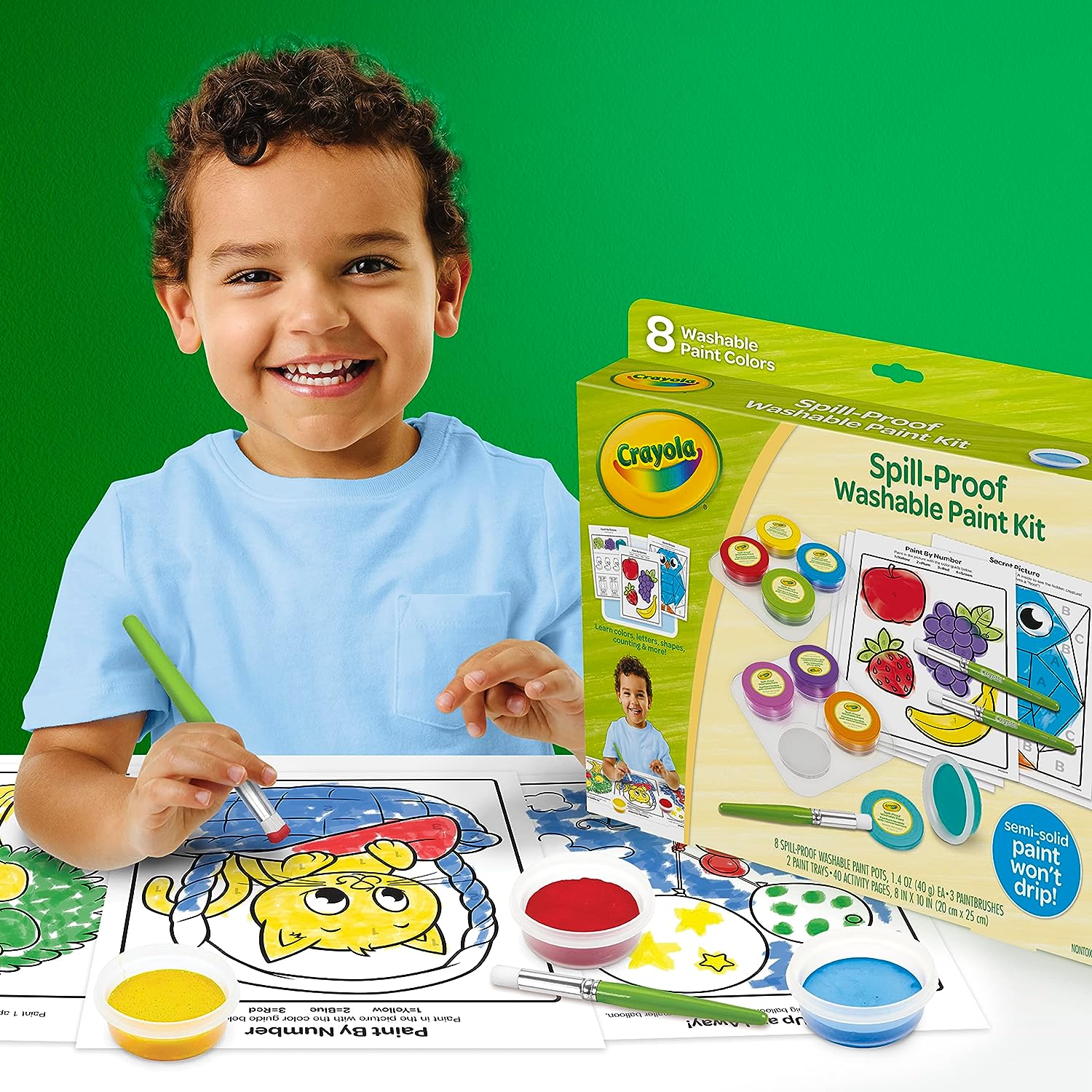 Crayola Spill-Proof Paint Activity Kit - Laadlee