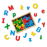 Melissa and Doug Magnetic Wooden Alphabet
