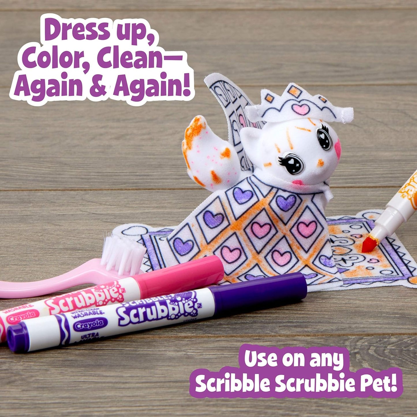 Crayola Scribble Scrubbie Princess Pets Pack