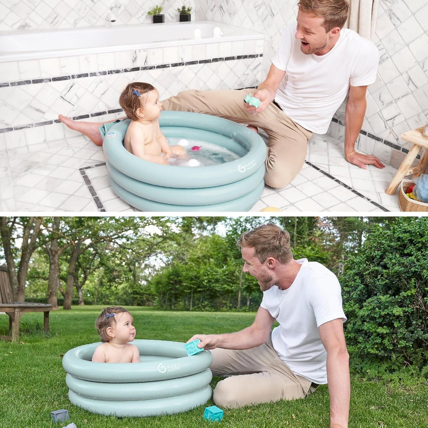 Babymoov Evolutionary Inflatable Bathtub - Aquadots