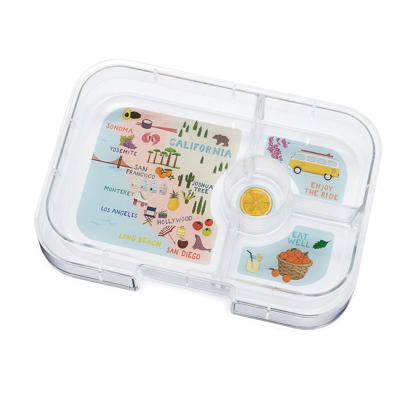 Yumbox 4 Compartment Lunch Box -  Surf Green