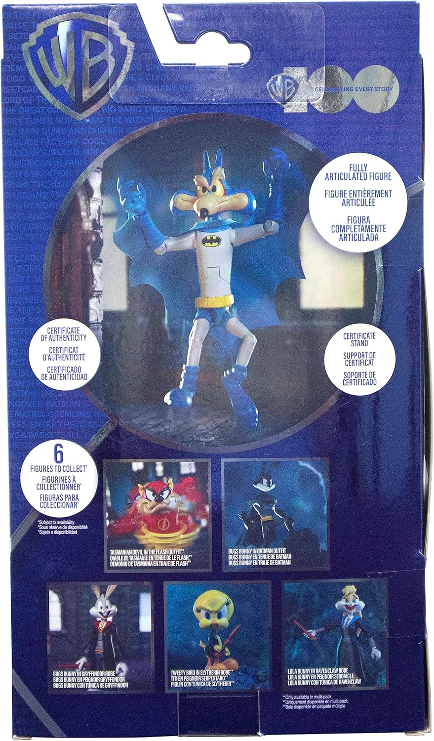 Headst  Warner Bros Mashup Figure Coyotex As Batman