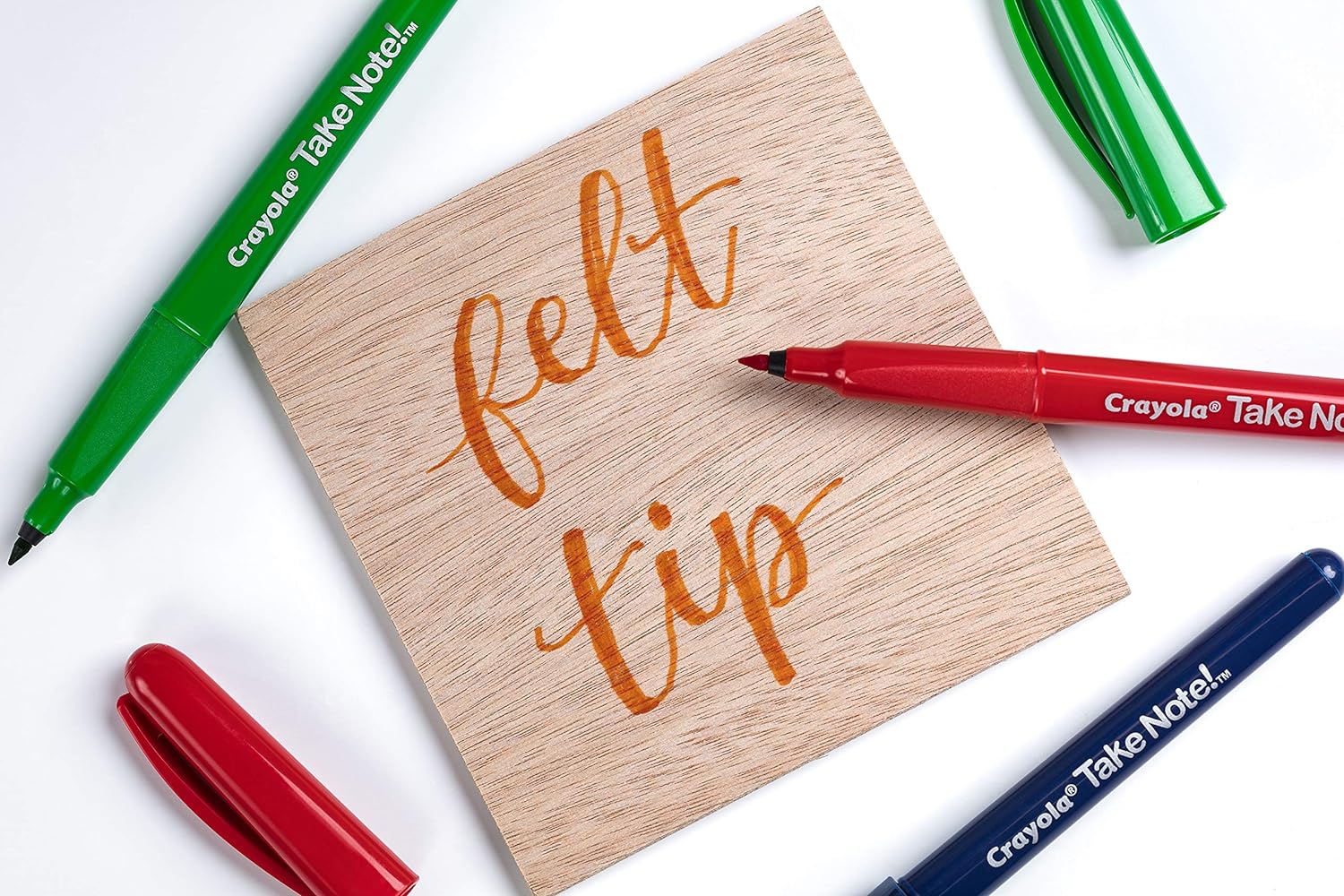 Crayola Take Note Washable Felt Tip Pens - Pack of 6 - Laadlee