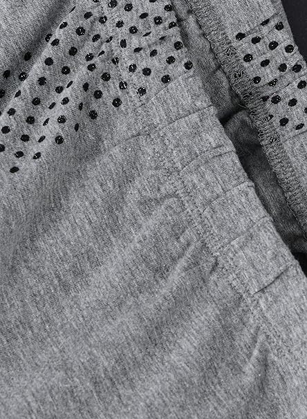 Jelliene All Over Printed Leggings - Grey - Laadlee