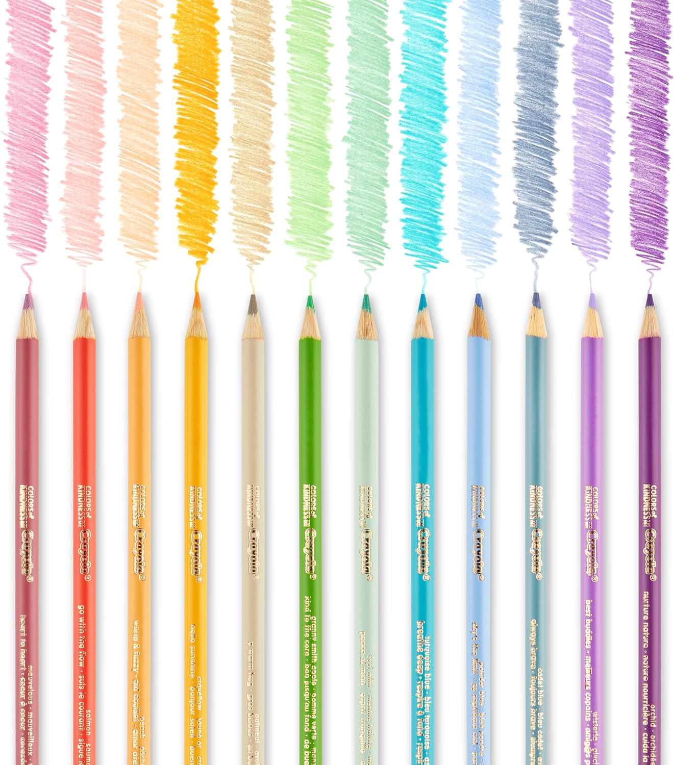 Crayola Colors of Kindness Colored Pencils - Pack of 12 - Laadlee