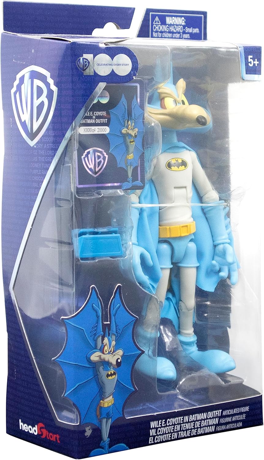 Headst  Warner Bros Mashup Figure Coyotex As Batman