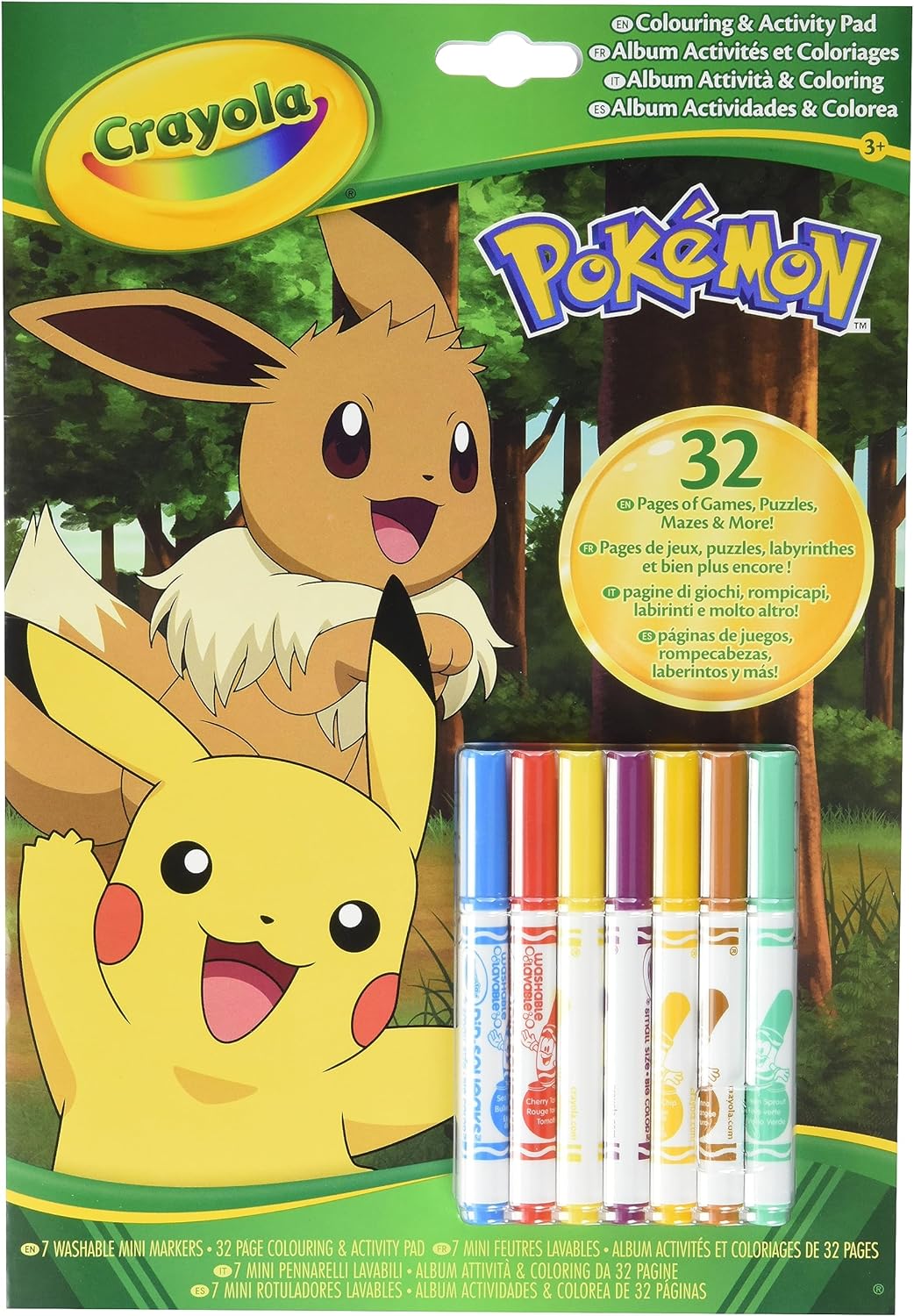 Crayola Pokemon Activities Coloring Book