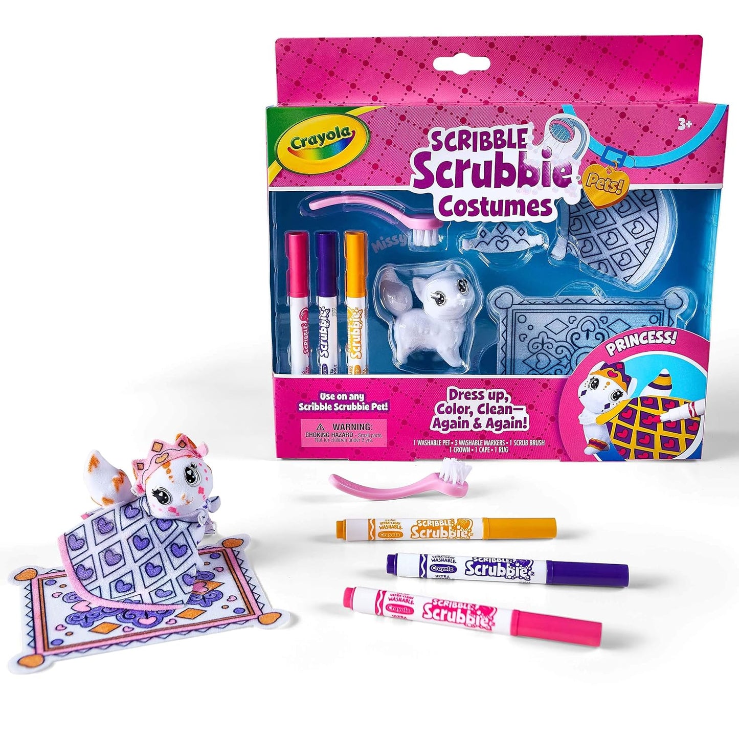 Crayola Scribble Scrubbie Princess Pets Pack