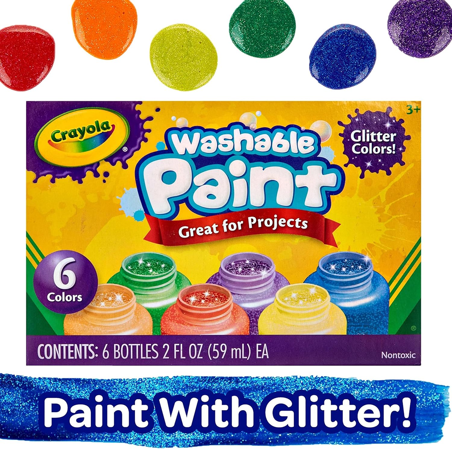 Crayola Neon Paint Set    - Pack of 10 - Laadlee