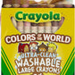 Crayola Large Washable Crayons - Pack of 24 - Laadlee