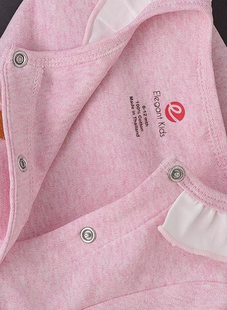 Elegant Kids Front Open Sleepsuit - Swan - Laadlee