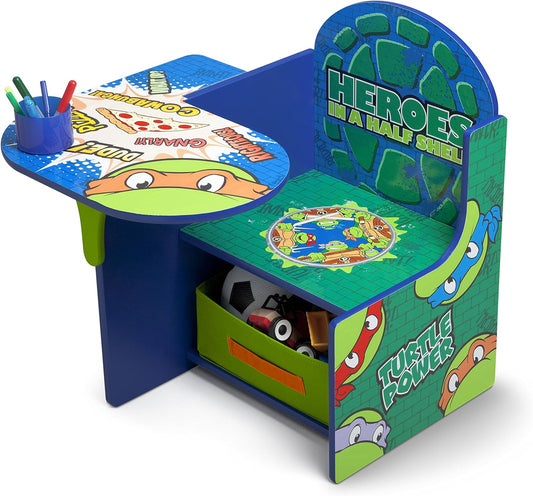 Delta Children Teenage Mutant Ninja Turtles Chair Desk With Storage Bin