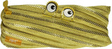 ZIPIT Monster Pencil Case Made of One Long Zipper - Gold