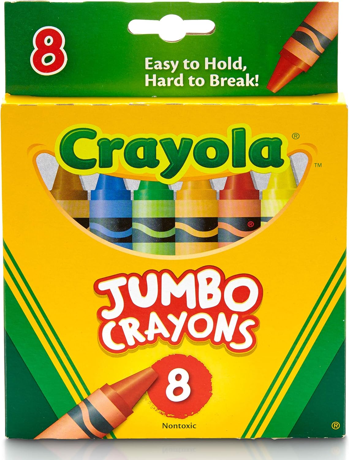 Crayola Jumbo Crayons - Pack of 8 - Laadlee