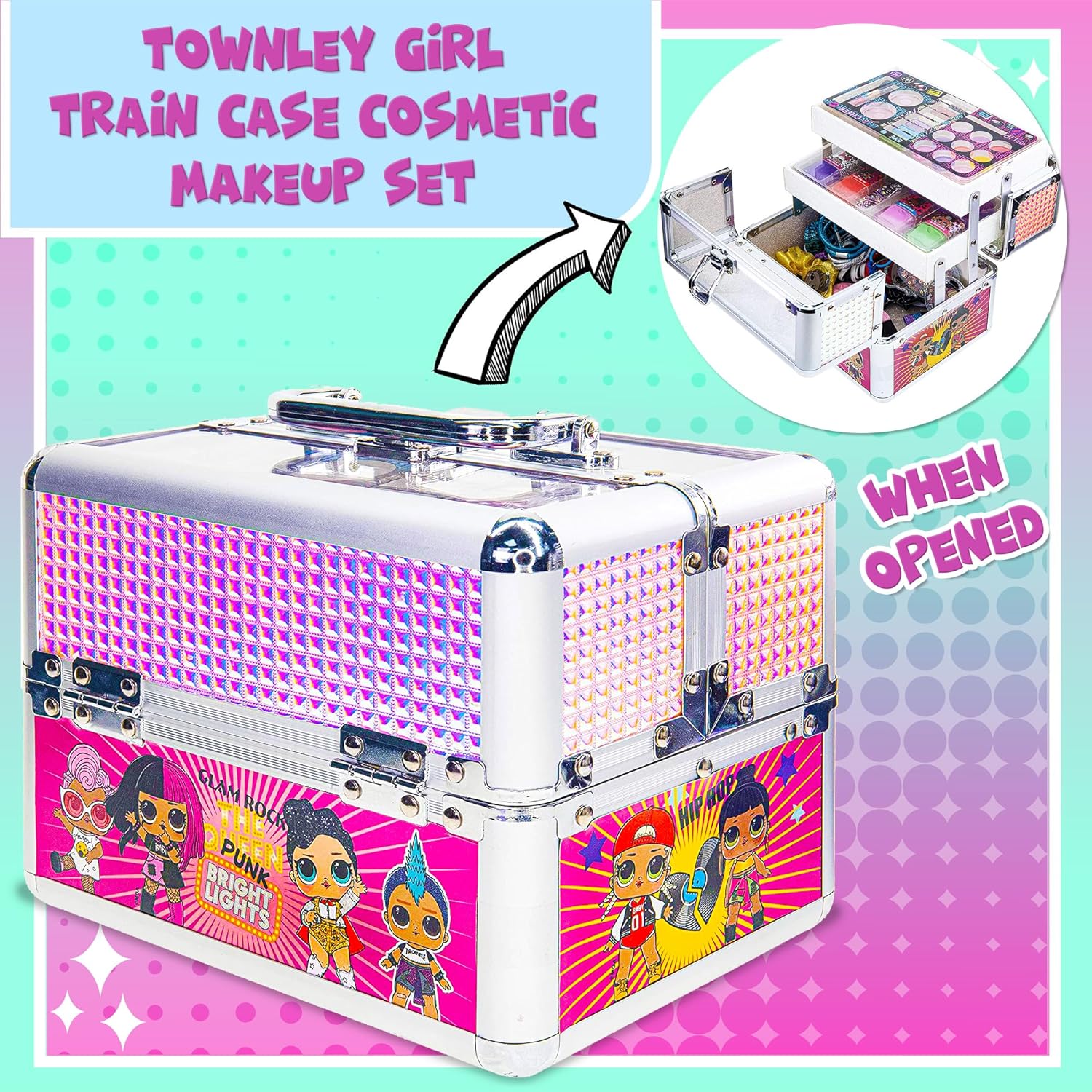 Townley Girl Lol Surprise - Cosmetic Case Set - Laadlee