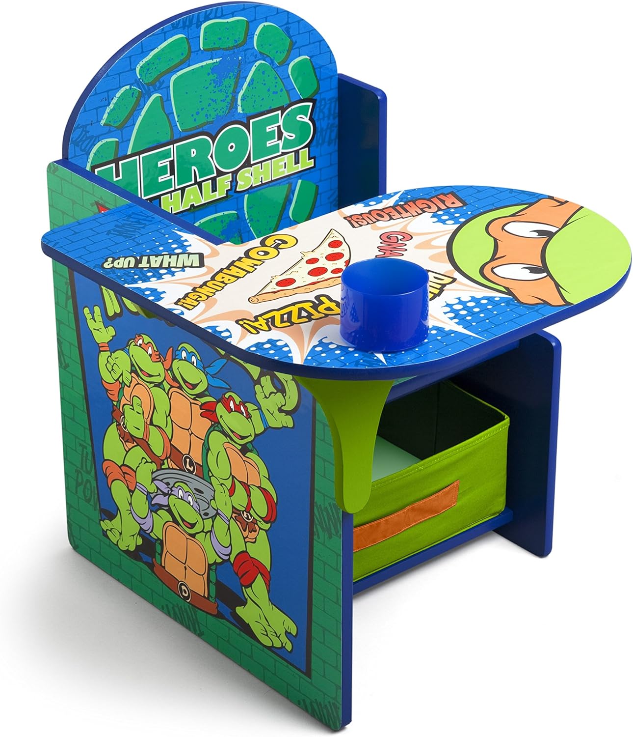 Delta Children Teenage Mutant Ninja Turtles Chair Desk With Storage Bin