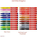 Nataraj Wax Crayon 24 Colours