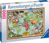 Ravensburger World Map Jigsaw Puzzle - 1000pcs