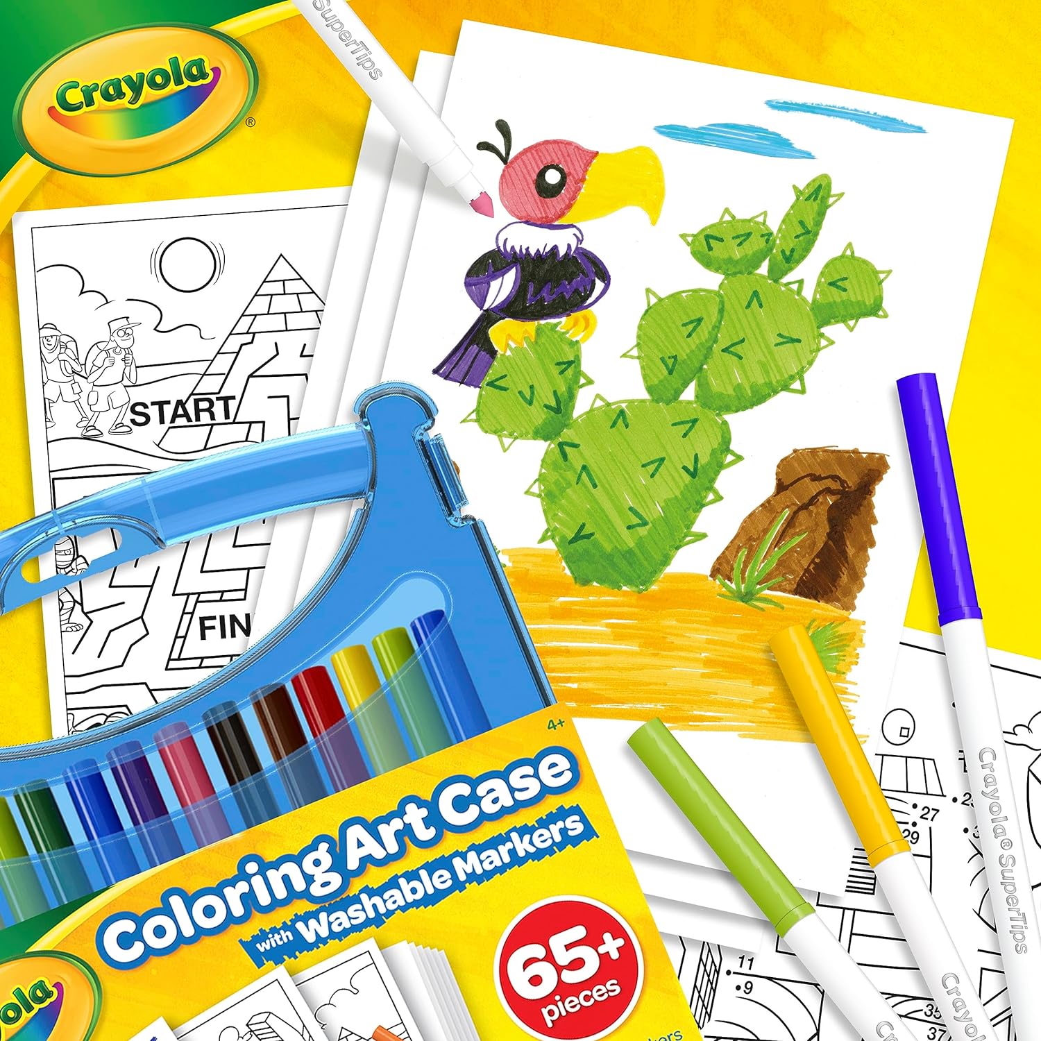 Crayola Create and Color Washable Markers - Pack of 65 - Laadlee