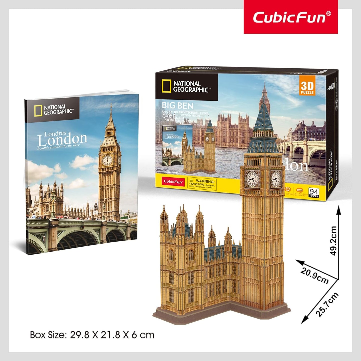 Cubicfun Ngeo 3D Puzzle Big Ben London